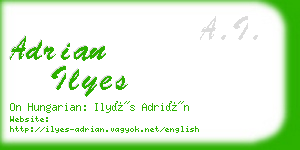 adrian ilyes business card